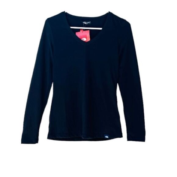 The North Face Flashdry V-Neck Tee Shirt Top XS New - Picture 8 of 8